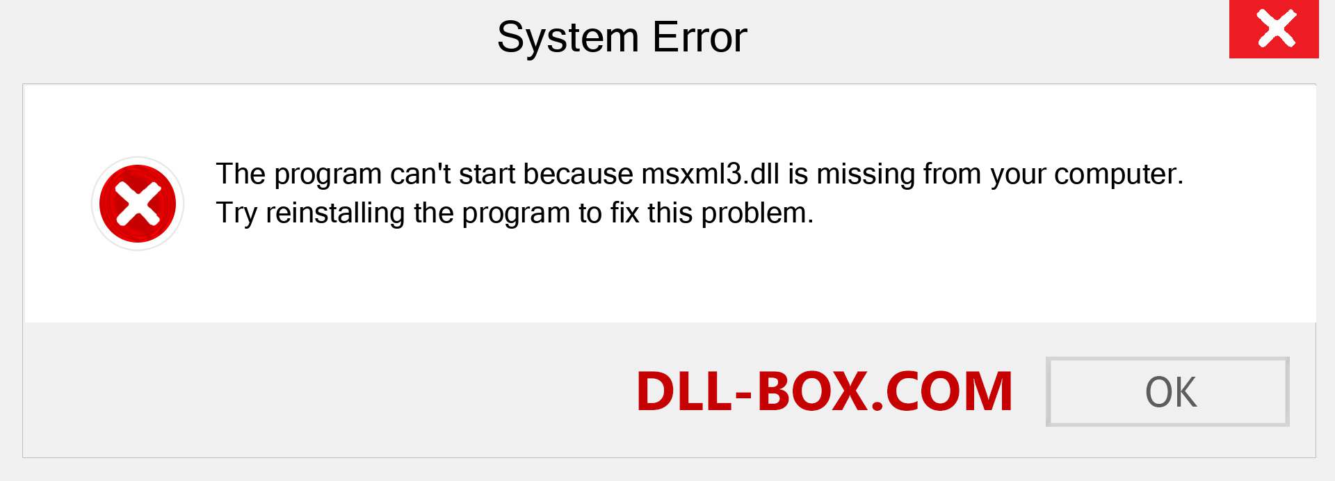  msxml3.dll file is missing?. Download for Windows 7, 8, 10 - Fix  msxml3 dll Missing Error on Windows, photos, images