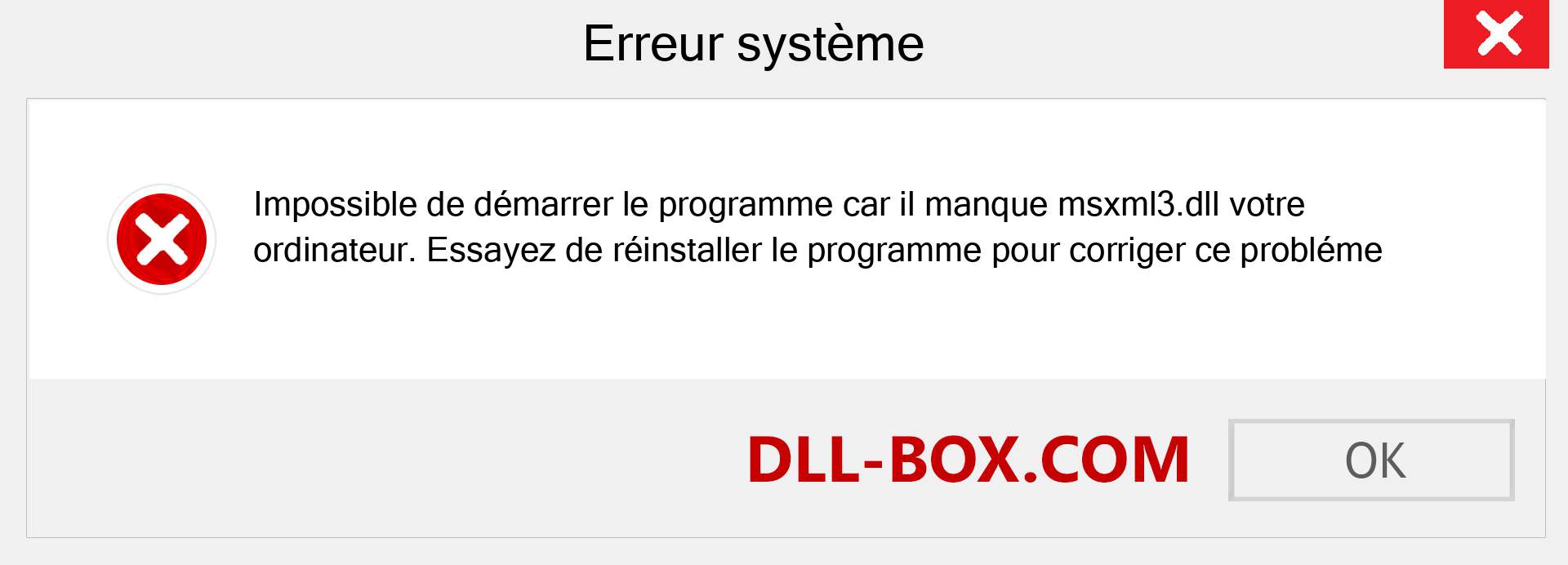 Le fichier msxml3.dll est manquant ?. Télécharger pour Windows 7, 8, 10 - Correction de l'erreur manquante msxml3 dll sur Windows, photos, images